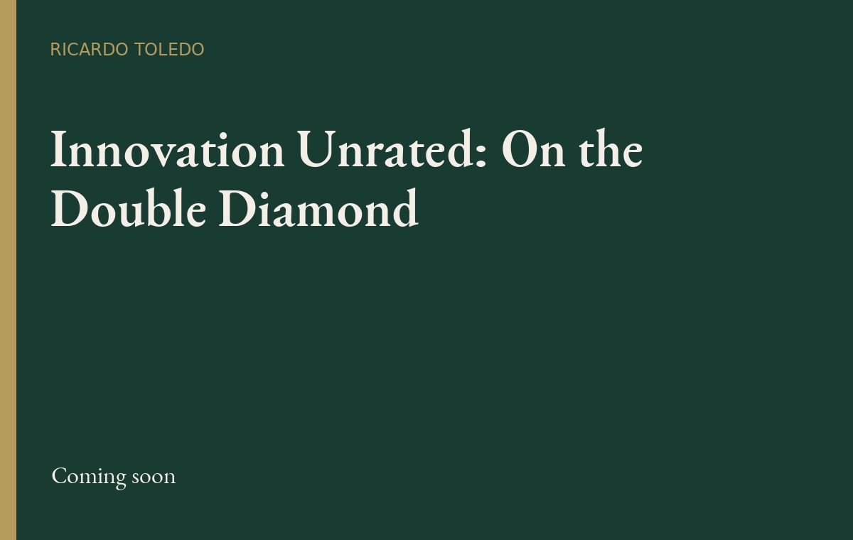 Portada conceptual de Innovation Unrated: On the Double Diamond